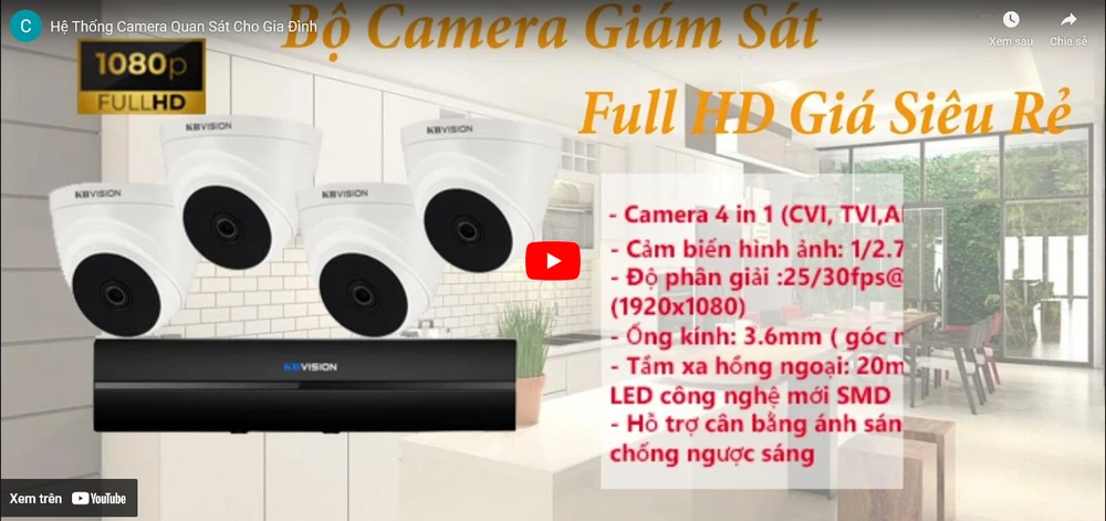 Chọn Camera Lắp Cho Gia Đình Phù Hợp