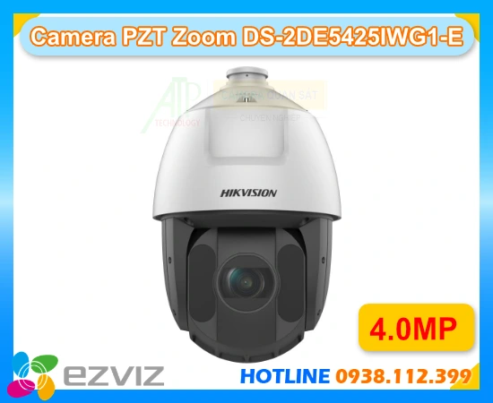 Camera PTZ DS-2DE5425IWG1-E, Camera DS-2DE5425IWG1-E, Camera PTZ Hikvision 4MP, Camera Zoom Quang 25X, Camera DarkFighter Hikvision, Camera AcuSense PTZ, Camera IP Speed Dome 4MP, Camera Hồng Ngoại 150m