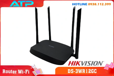 Lắp đặt camera Router Wi-Fi DS-3WR12GC Hikvision
