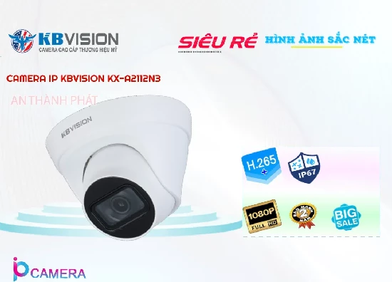 Lắp đặt camera IP KX-A2112N3 Kbvision mang đến những điểm nổi bật vượt trội trong việc giám sát an ninh với độ phân giải cao, công nghệ nén tiên tiến, khả năng chống ngược sáng, hồng ngoại ban đêm, chuẩn chống bụi và nước đem lại giải pháp lý tưởng cho hệ thống giám sát của bạn