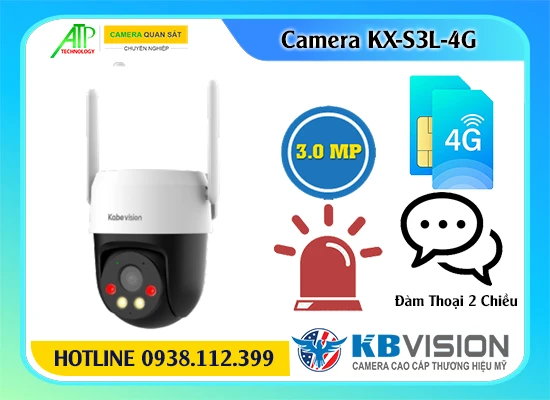Camera 4G Kbvision KX-S3L-4G,thông số KX-S3L-4G,KX-S3L-4G Tiết kiệm,KX S3L 4G,chất lượng Thiết Bị Camera KX-S3L-4G,Bán Giá KX-S3L-4G,KX-S3L-4G Chính hãng