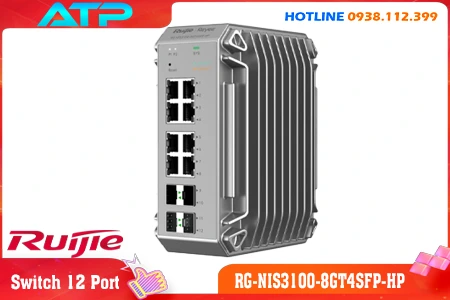 Lắp đặt camera Switch Công Nghiệp Ruijie RG-NIS3100-8GT4SFP-HP
