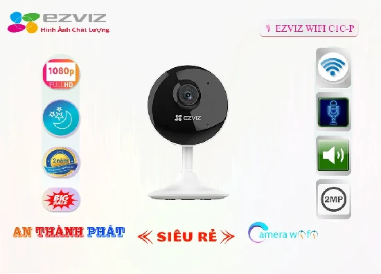  Lắp đặt camera wifi C1C-P chính hãng EZVIZ giá thành tiết kiệm cung cấp hình ảnh với độ phân giải 4MP, cảm biến Sony Starvis, khả năng quan sát ban đêm và tính năng chống ngược sáng thực WDR, nó mang đến chất lượng hình ảnh cao và khả năng giám sát hiệu quả