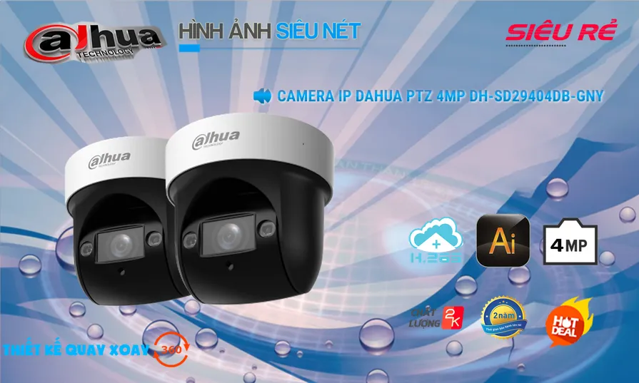 Camera Dahua Chất Lượng Công Nghệ POE DH-SD29404DB-GNY