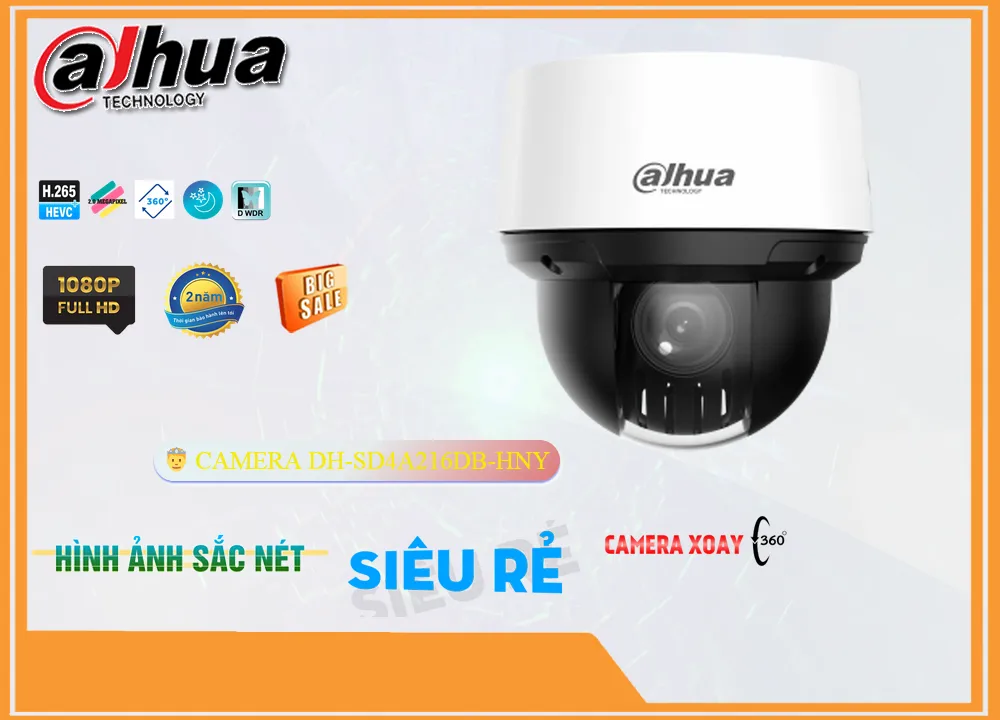 Camera  Dahua Thiết kế Đẹp DH-SD4A216DB-HNY