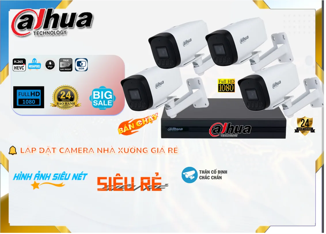 Tìm hiểu về Lắp đặt camera nhà xưởng dahua Hình Ảnh sắc nét Dễ Dàng Sử Dụng sắc nét Lắp đặt camera nhà xưởng dahua chuyên camera giám sát
