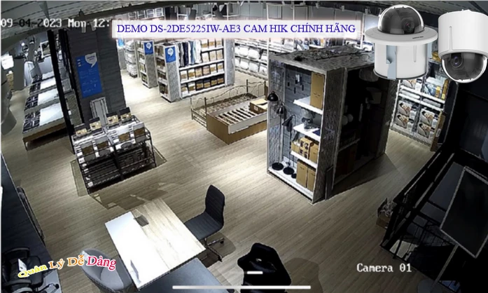 Camera Hikvision DS-2DE5225IW-AE3 Tiết Kiệm