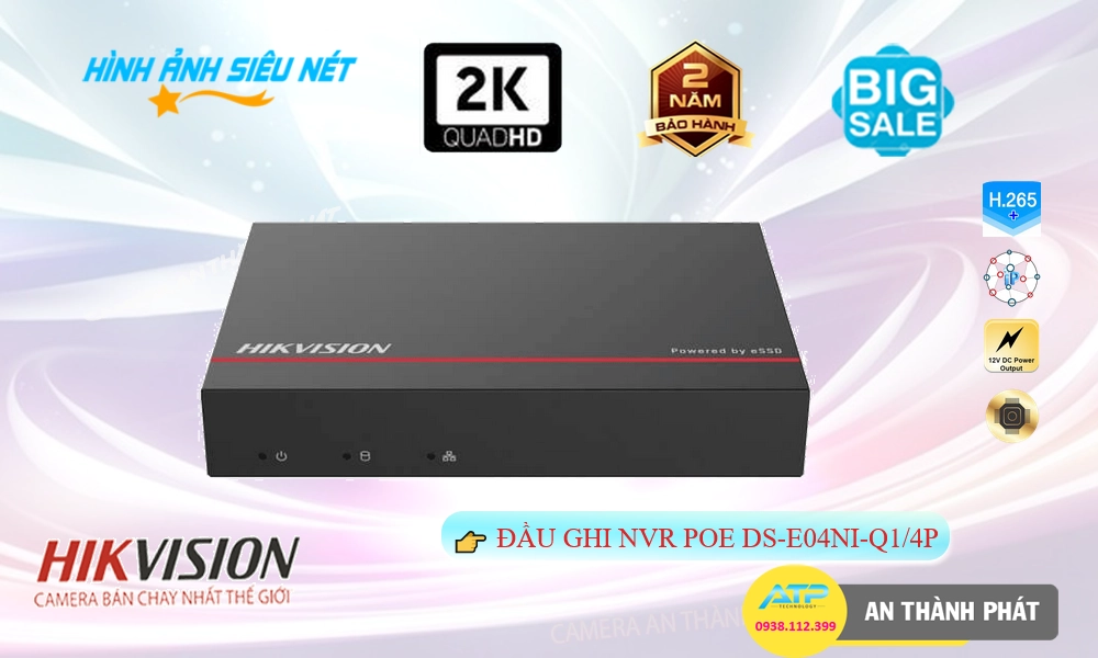 ✲ DS-E04NI-Q1/4P Hình Ảnh Đẹp Hikvision ✲ DS-E04NI-Q1/4P Hình Ảnh Đẹp Hikvision