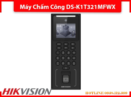 máy chấm công DS-K1T321MFWX, đầu đọc khuôn mặt DS-K1T321MFWX, máy kiểm soát ra vào DS-K1T321MFWX, máy nhận diện khuôn mặt DS-K1T321MFWX, máy quét vân tay DS-K1T321MFWX, thiết bị chấm công wifi DS-K1T321MFWX, máy chấm công thẻ từ DS-K1T321MFWX