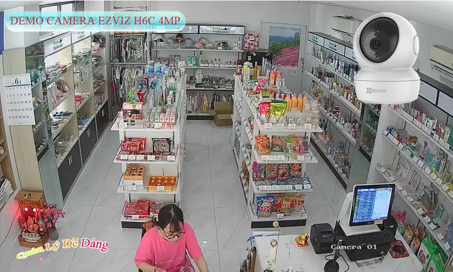 H6C 4MP sắc nét Wifi Ezviz H6C 4MP sắc nét Wifi Ezviz