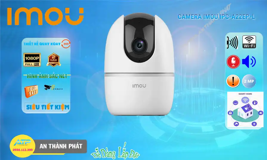 IPC-A22EP-L Camera An Ninh Wifi Imou