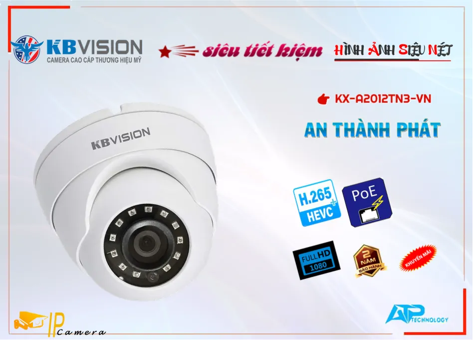 ➠  KX-A2012TN3-VN sắc nét KBvision