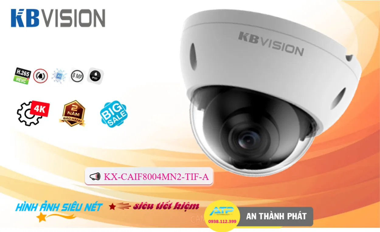 KBvision KX-CAiF8004MN2-TiF-A Sắt Nét