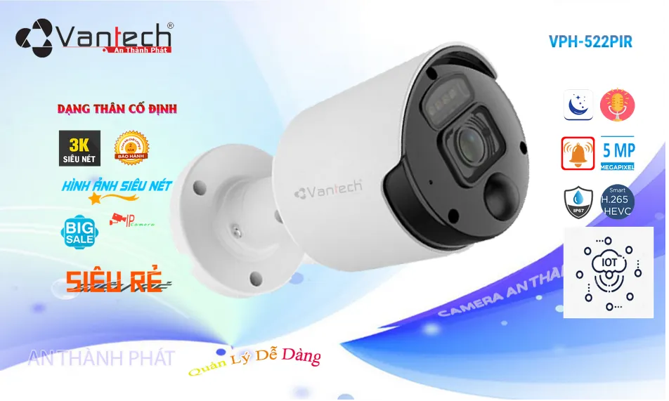 VPH-522PIR Camera An Ninh Giá rẻ