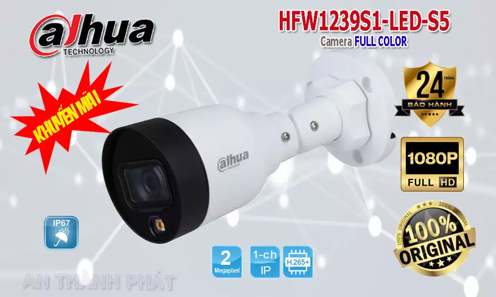 Lắp camera dahua full color sắc nét